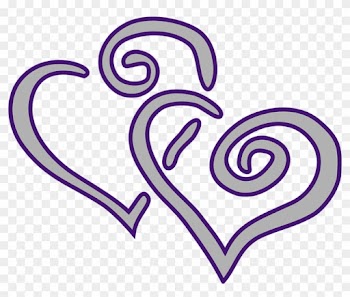 Collection Of Line Heart Cliparts - Happy Silver Wedding Anniversary
