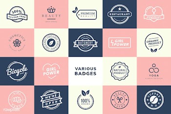 Collection of logo and badge vectors | Free stock vector - 472200