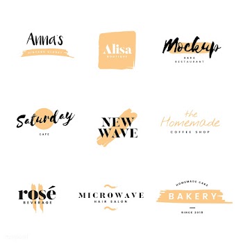 Collection of logos and branding vector | Free stock vector - 466419