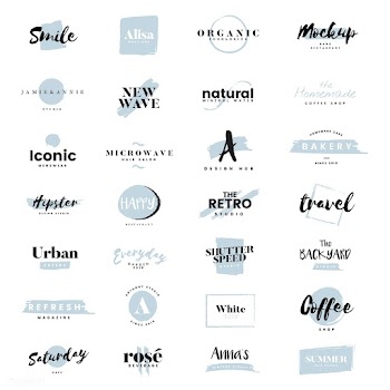 Collection of logos and branding vector | Free stock vector - 466420