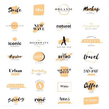 Collection of logos and branding vector | Free stock vector - 466428