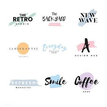 Collection of logos and branding vector | Free stock vector - 466470