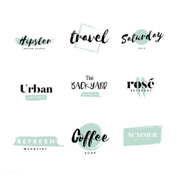 Collection of logos and branding vector | Free stock vector - 466489