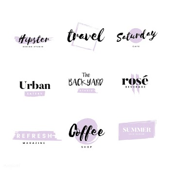 Collection of logos and branding vector | Free stock vector - 466492