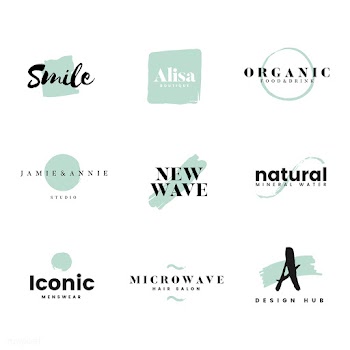 Collection of logos and branding vector | Free stock vector - 466538