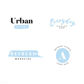 Collection of logos and branding vector | Free stock vector - 466547