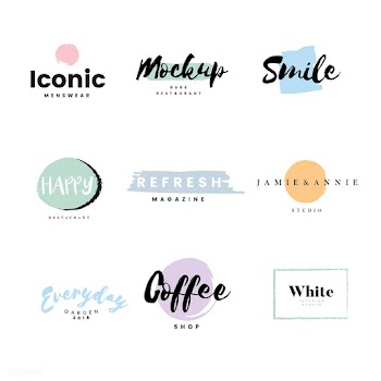 Collection of logos and branding vector | Free stock vector - 466557