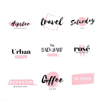 Collection of logos and branding vector | Free stock vector - 466588