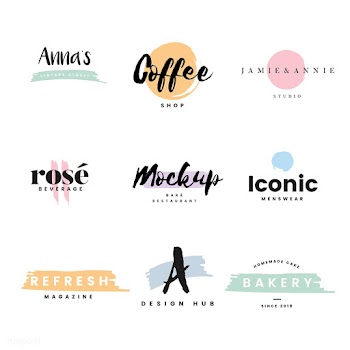 Collection of logos and branding vector | Free stock vector - 466596