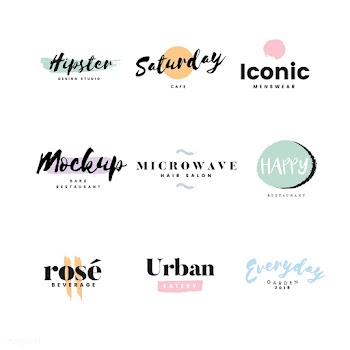 Collection of logos and branding vector | Free stock vector - 466597