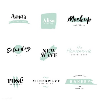 Collection of logos and branding vector | Free stock vector - 466598