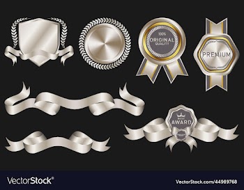 collection of luxury design elements for badges