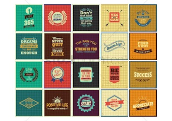 Collection of motivational quotes