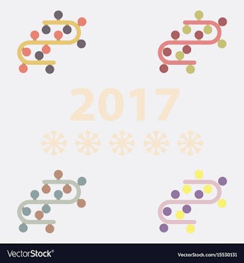 Collection of new year garlands vector image