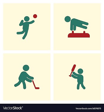 Collection of olympic game design vector image