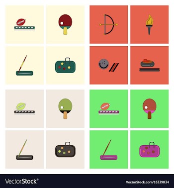 Collection of olympic games stock vector image