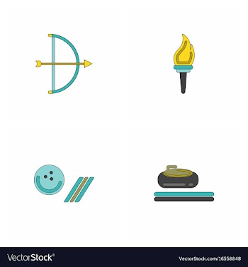 Collection of olympic games stock vector image