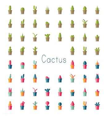Collection of plants and tree vectors | Free stock vector - 250394