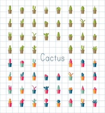 Collection of plants and tree vectors | Free stock vector - 250396