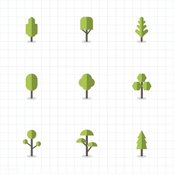 Collection of plants and tree vectors | Free stock vector - 250431
