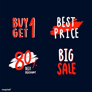 Collection of sale and discount vectors | Free stock vector - 472385