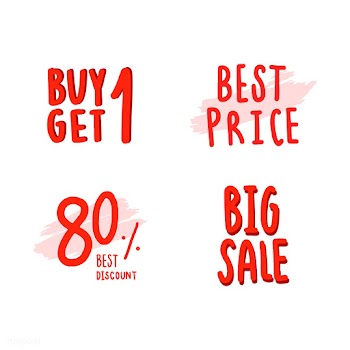 Collection of sale and discount vectors | Free stock vector - 472531