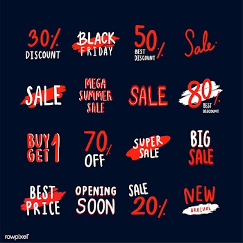 Collection of sale and discount vectors | Free stock vector - 472635