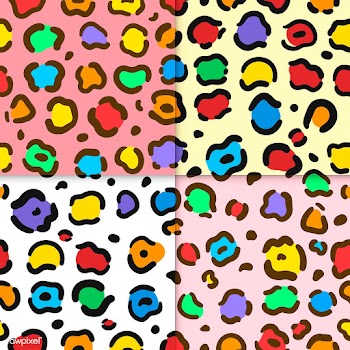 Collection of seamless colorful animal patter.. | Free stock vector - 542951