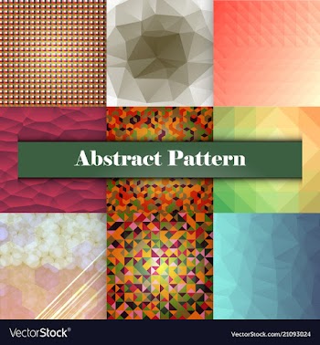 Collection of seamless ornametal patterns vector image