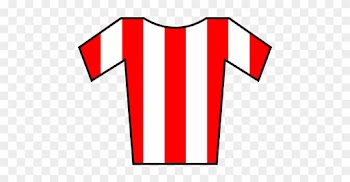 Collection Of Soccer Shirts Cliparts - Red And White Soccer Shirt