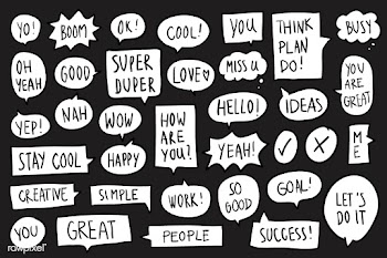 Collection of speech bubbles on black backgro.. | Free stock vector - 463930