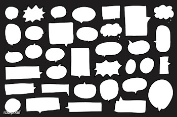 Collection of speech bubbles on black backgro.. | Free stock vector - 463943