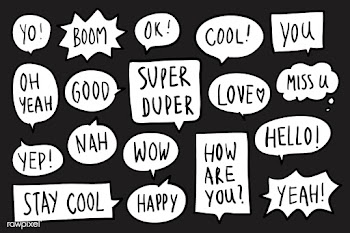 Collection of speech bubbles on black backgro.. | Free stock vector - 463951