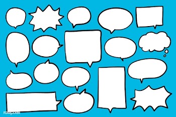 Collection of speech bubbles on blue backgrou.. | Free stock vector - 463922