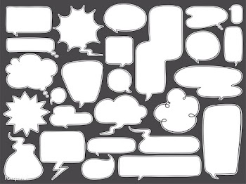 Collection of speech bubbles vector | Free stock vector - 463937