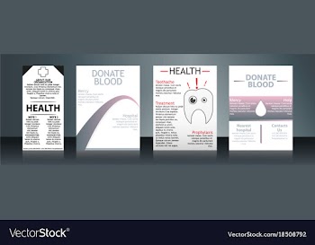 Collection of stylish flyers templates or banners vector image
