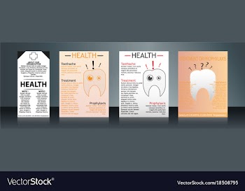 Collection of stylish flyers templates or banners vector image