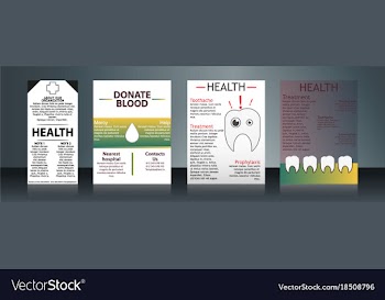 Collection of stylish flyers templates or banners vector image