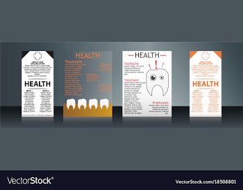 Collection of stylish flyers templates or banners vector image