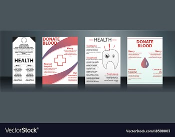 Collection of stylish flyers templates or banners vector image