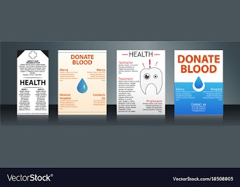 Collection of stylish flyers templates or banners vector image