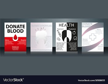 Collection of stylish flyers templates or banners vector image