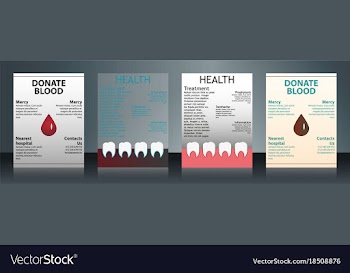 Collection of stylish flyers templates or banners vector image