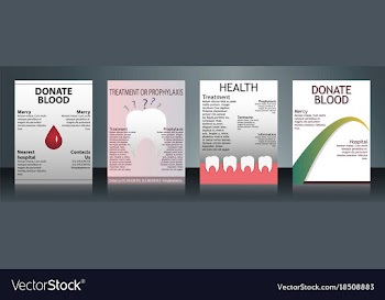 Collection of stylish flyers templates or banners vector image
