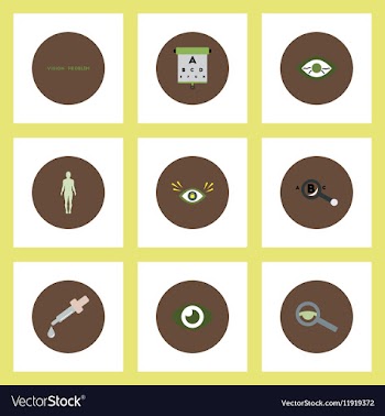Collection of stylish icons in colorful vector image