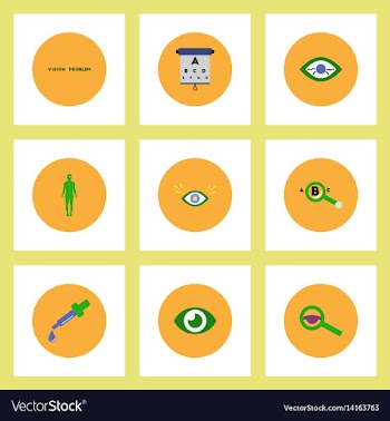 Collection of stylish icons in colorful vector image