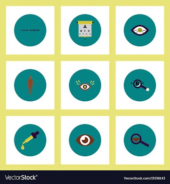 Collection of stylish icons in colorful vector image