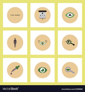 Collection of stylish icons in colorful vector image