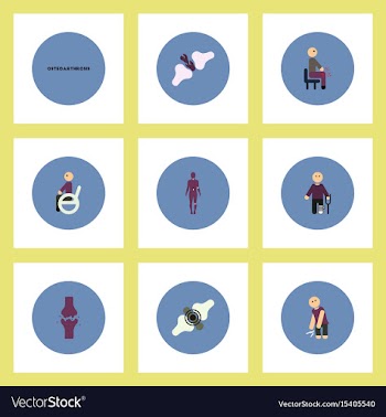 Collection of stylish icons in colorful vector image
