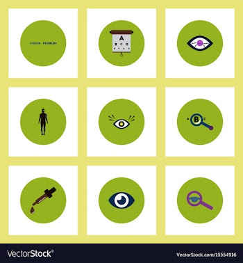 Collection of stylish icons in colorful vector image
